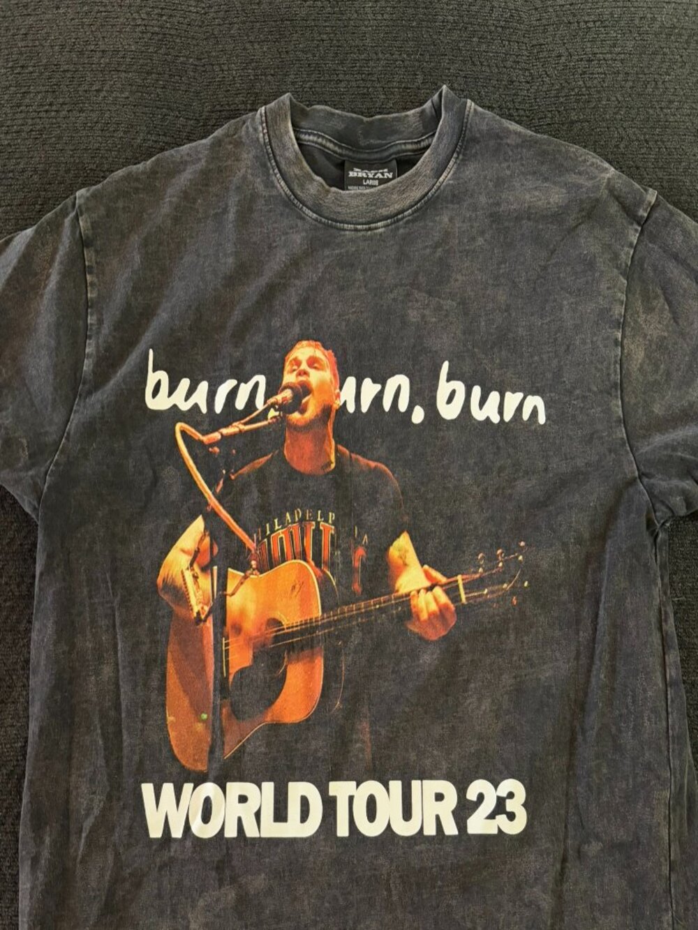 Zach Bryan World Tour 2023 Concert T-Shirt, Size Large
